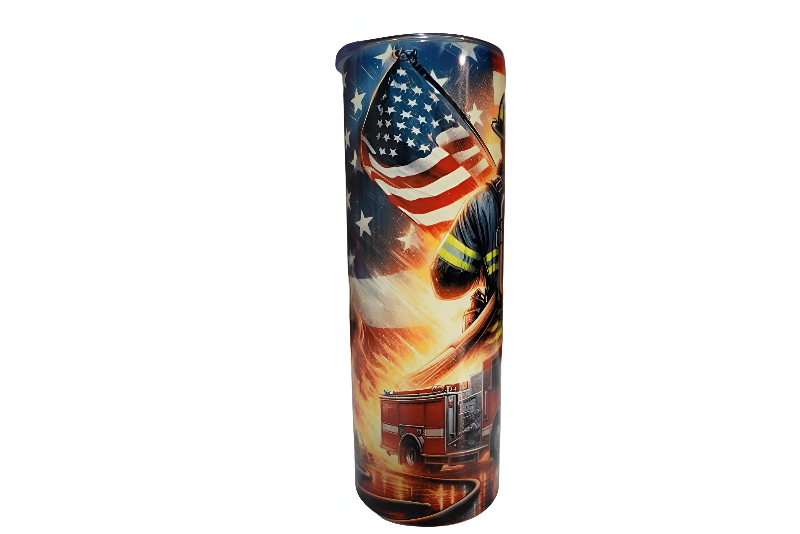 Hero’s Tribute: 20oz Firefighter Appreciation Tumbler